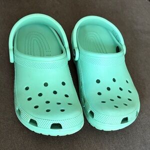 CROCS Mint Green Slip-On Sandals
